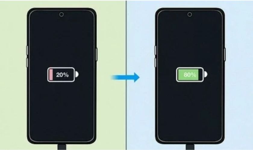 Pin iPhone còn 40 sạc được không