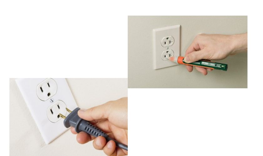 Kiểm tra lại ổ điện