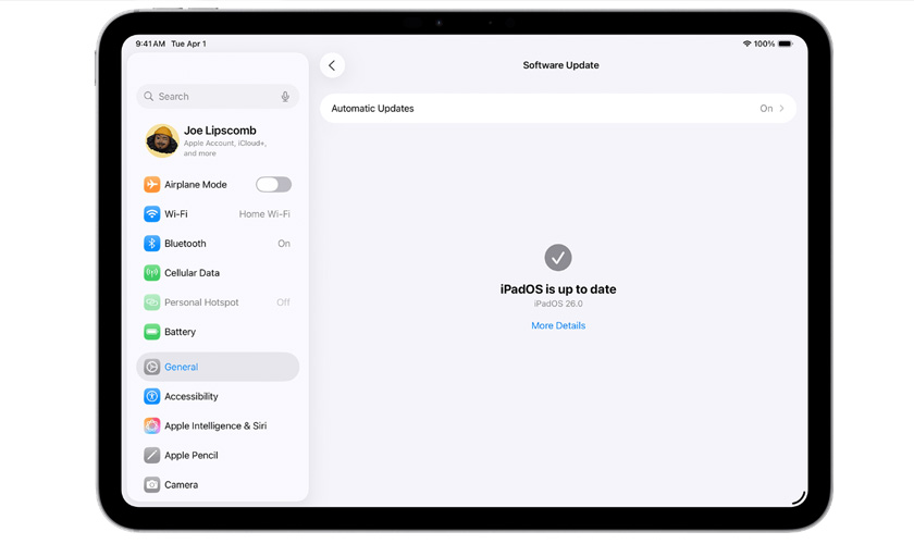 Cách hạn chế iPad bị sập nguồn do hết pin