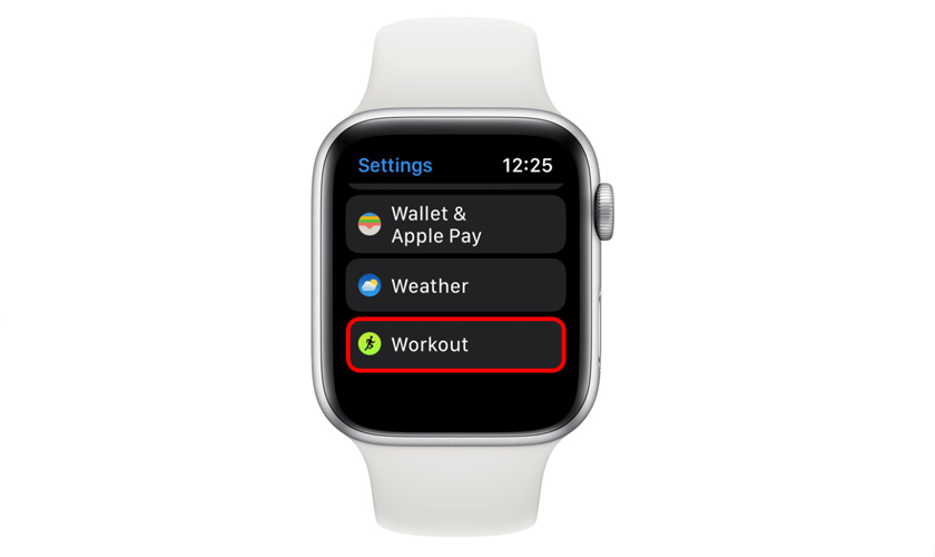 Bật Chế độ nguồn điện thấp khi tập luyện