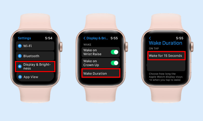 Giảm Thời lượng bật màn hình