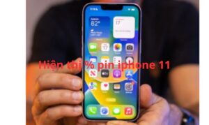Cách bật hiển thị phần trăm pin iPhone 11 nhanh và chuẩn