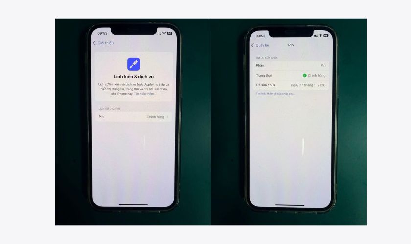 Cách kiểm tra pin thay thế chính hãng Apple