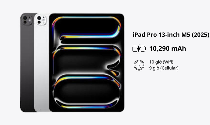 Top iPad pin trâu ấn tượng nhất 2026