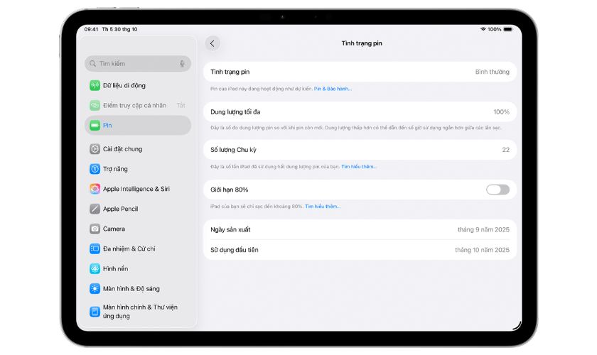 Dấu hiệu nhận biết iPad tụt pin nhanh