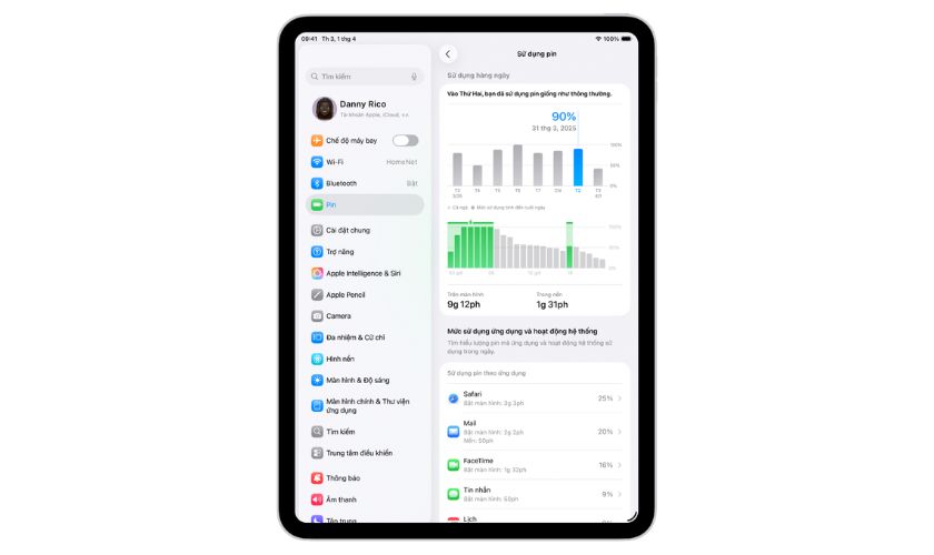 Cách khắc phục iPad tụt pin khi không sử dụng