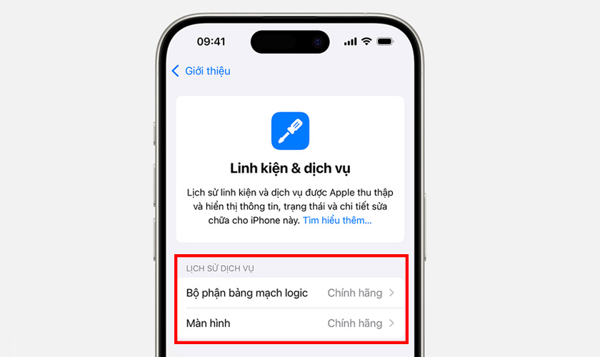 iPhone báo linh kiện Apple chính hãng từ iOS 15.2