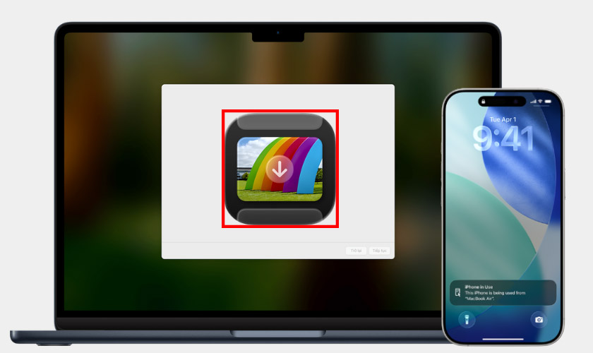 Sử dụng ứng dụng Trình lấy ảnh