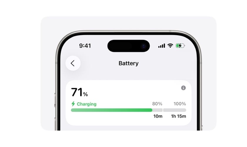 Điều kiện để iPhone đạt tốc độ sạc nhanh 20W tối đa