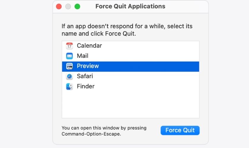 Hướng dẫn tắt nguồn khi MacBook bị treo
