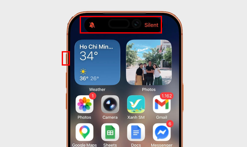 Bật tắt chế độ im lặng bằng Nút tác vụ trên iPhone 17