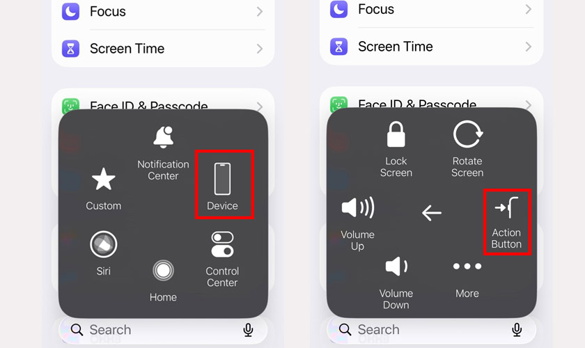 Bật tắt chế độ im lặng bằng AssistiveTouch khi nút hỏng