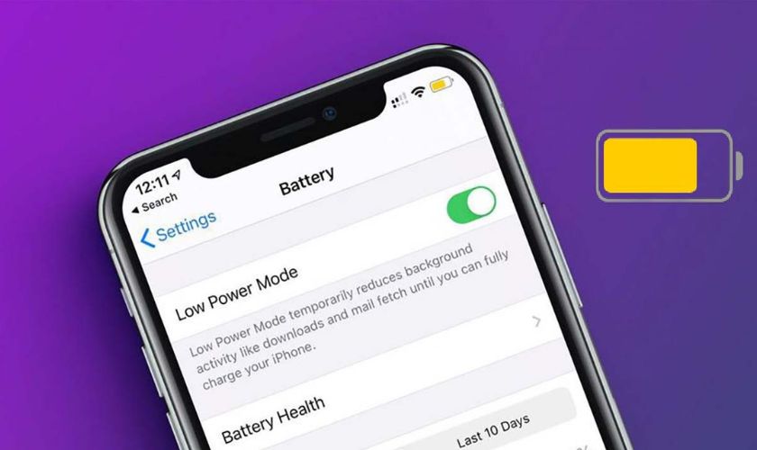Cách tiết kiệm pin iPhone XS hiệu quả