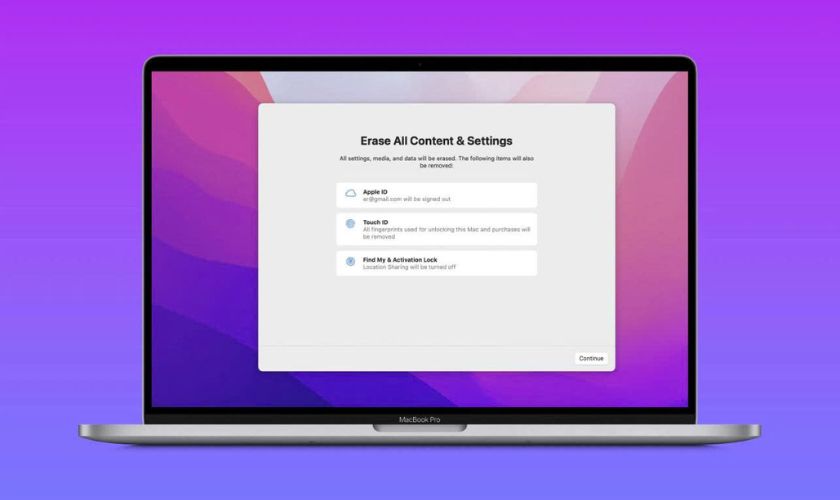 Các cách Factory Reset Mac theo từng dòng máy