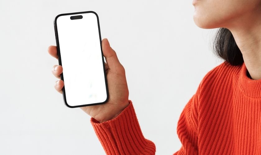 iPhone bị trắng màn hình