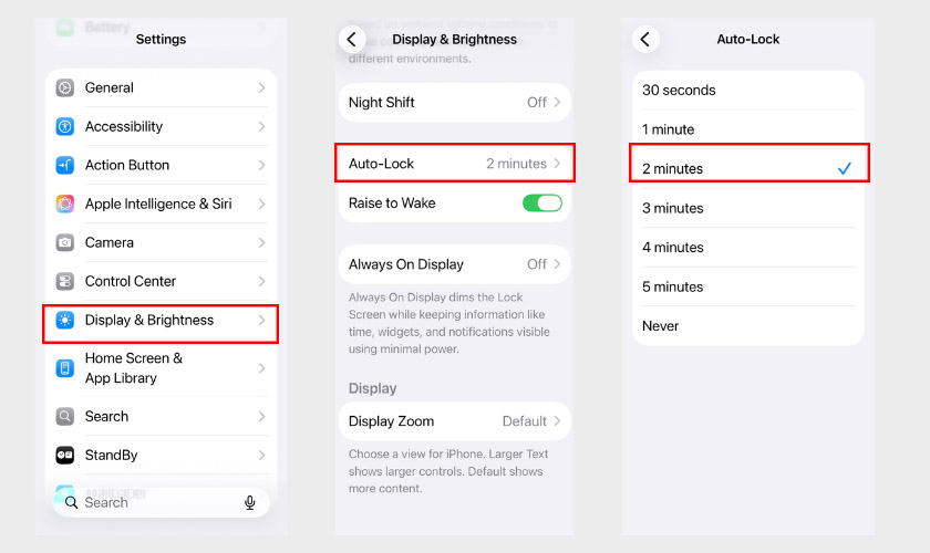 Cách khắc phục iPhone tự tắt màn hình đơn giản, hiệu quả