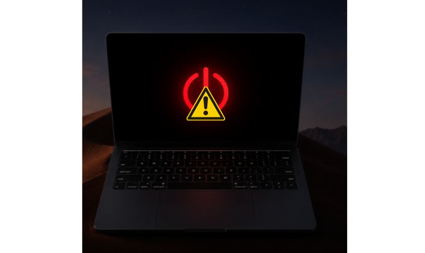 Dấu hiệu nhận biết MacBook bị hư main