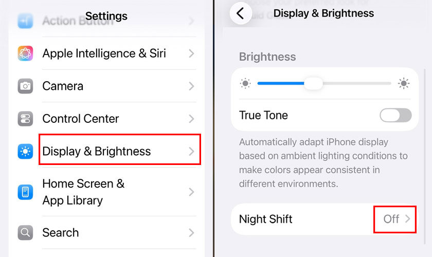 Cách xử lý màn hình iPhone 15 bị vàng nhanh nhất