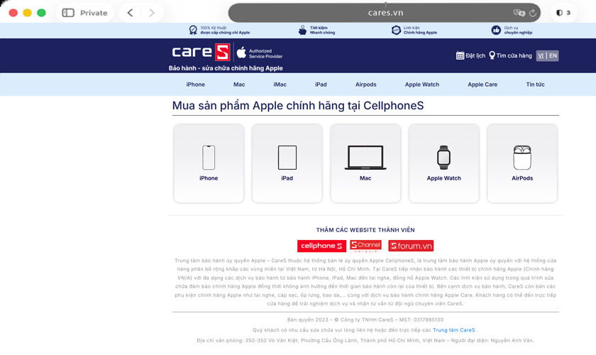 Mở tab ẩn danh Safari MacBook có an toàn tuyệt đối không