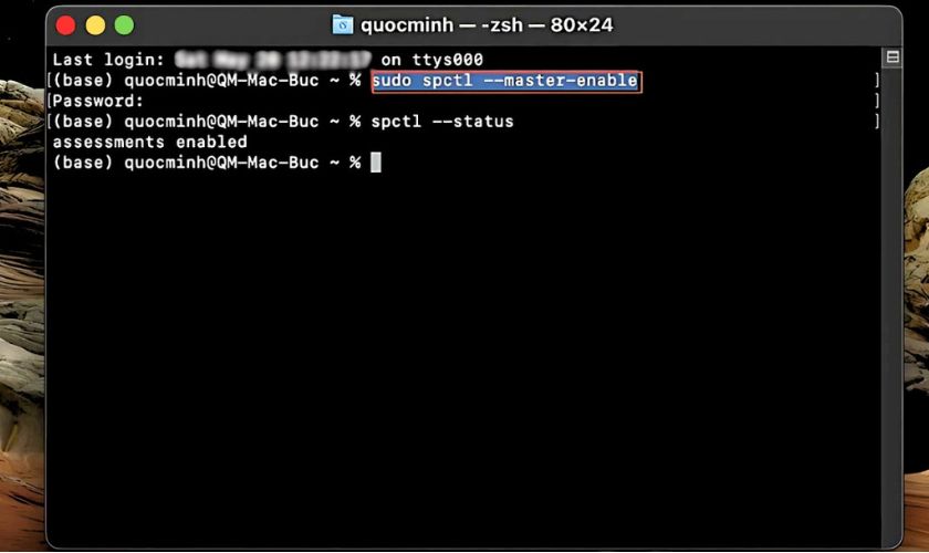 Các lỗi thường gặp khi mở Terminal và cách xử lý