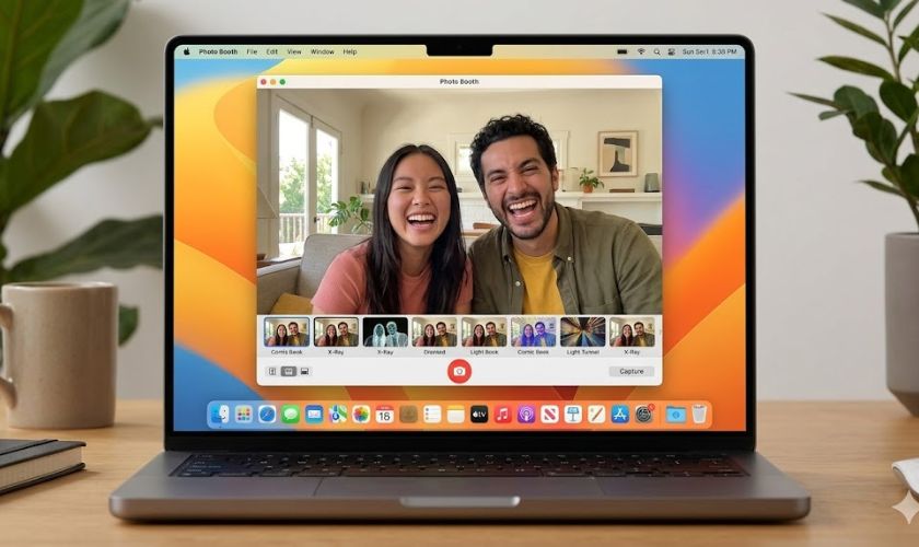 Hướng dẫn cách quay video trên laptop Macbook sử dụng Photobooth