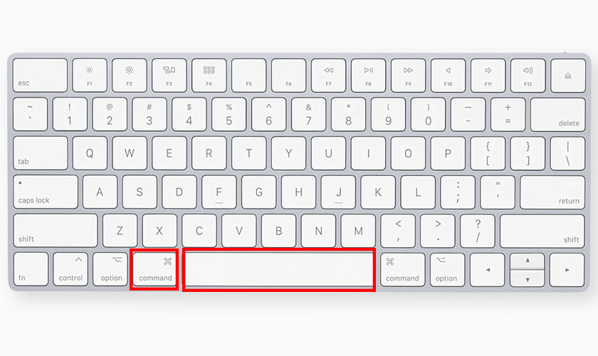 Mở Spotlight bằng phím tắt