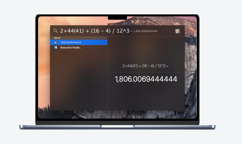 Mẹo sử dụng Spotlight Mac cực hữu ích
