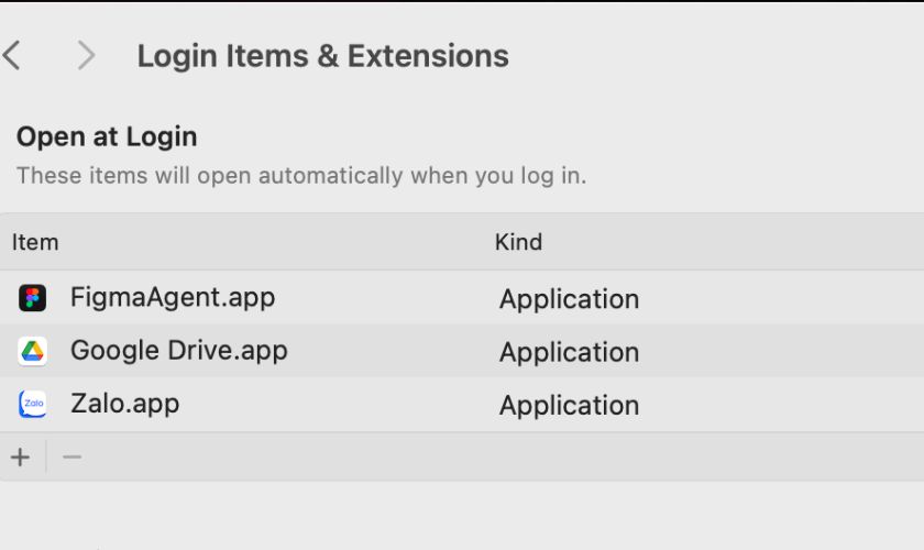 Cách tắt ứng dụng chạy ngầm MacBook đơn giản nhất