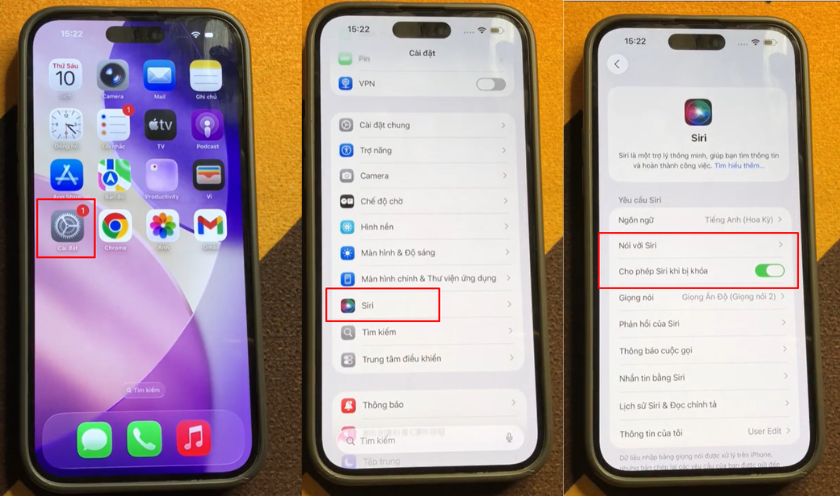 Cách bật Siri iPhone 17 nhanh chóng