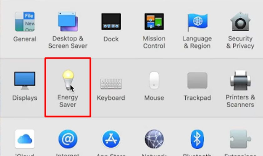 Cách tắt chế độ Tự tắt màn hình trên MacBook