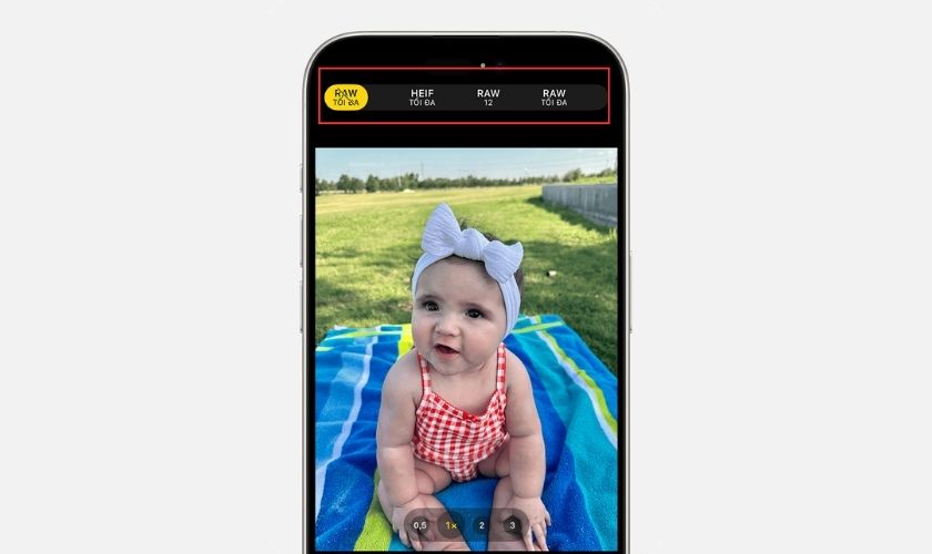 Thiết lập định dạng ảnh