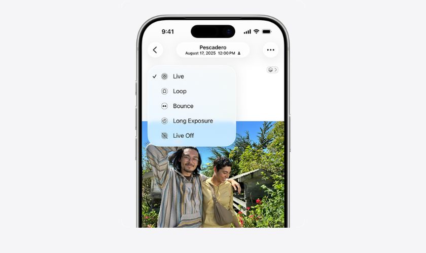 Kích hoạt Live Photo để ghi lại khoảnh khắc linh hoạt