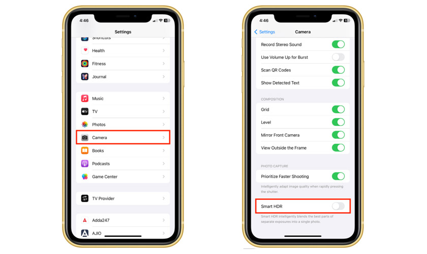 Cách cài đặt camera chụp ảnh đẹp iPhone 12