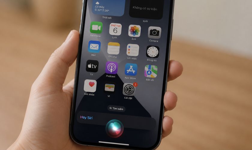 Hỏi Siri để kiểm tra dung lượng pin