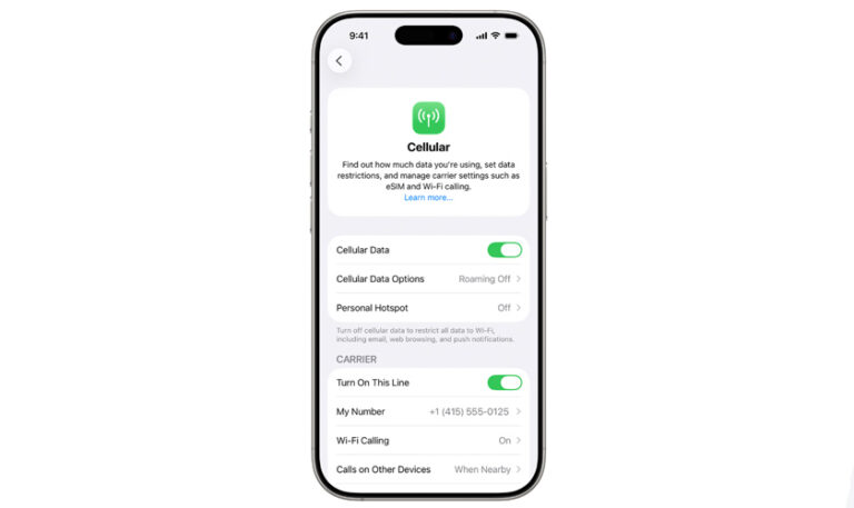 không bật được 4G trên iPhone