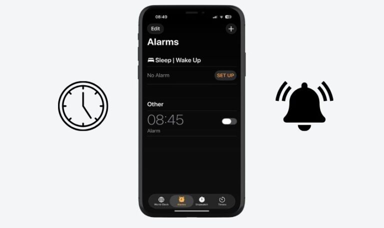 tắt báo thức iPhone