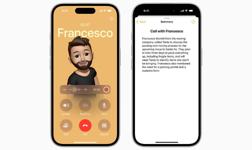 Các tính năng mới trên Apple Intelligence iOS 18.1