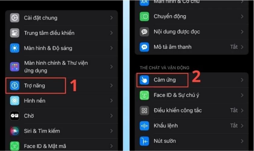 Tắt nguồn bằng AssistiveTouch khi không bấm được nút