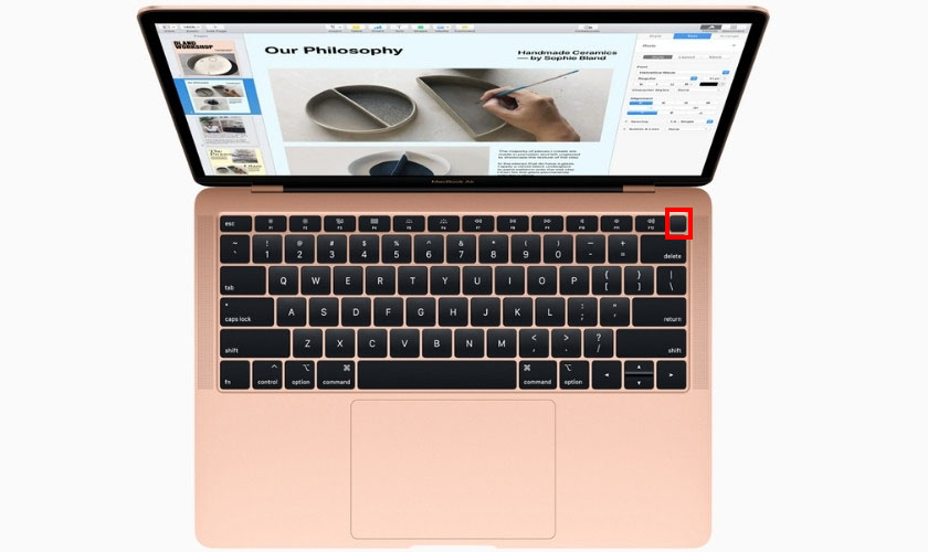 Buộc tắt MacBook bằng nút nguồn