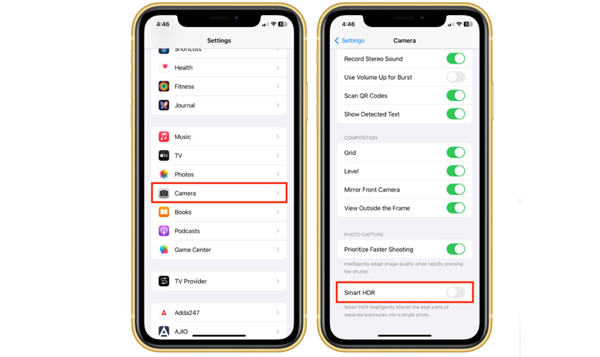 Cách khắc phục camera iPhone 12 Pro Max bị vàng