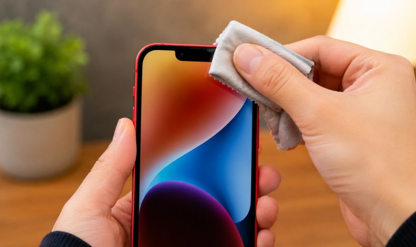 Cách khắc phục camera trước iPhone 14 Plus bị mờ tại nhà
