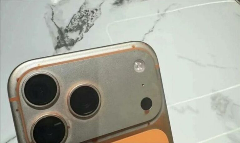 Dấu hiệu iPhone 17 Pro Max bị tróc sơn