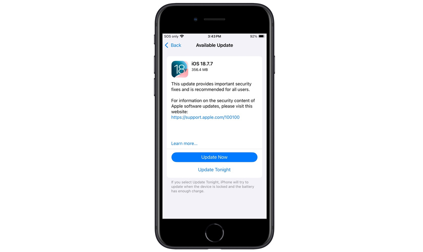 iOS 18.7 không gõ được tiếng Việt