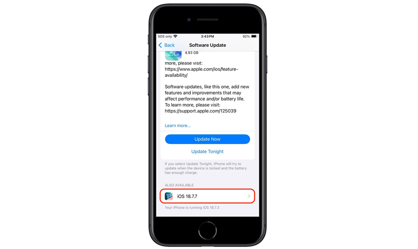 Nguyên nhân iOS 18.7 không gõ được tiếng Việt