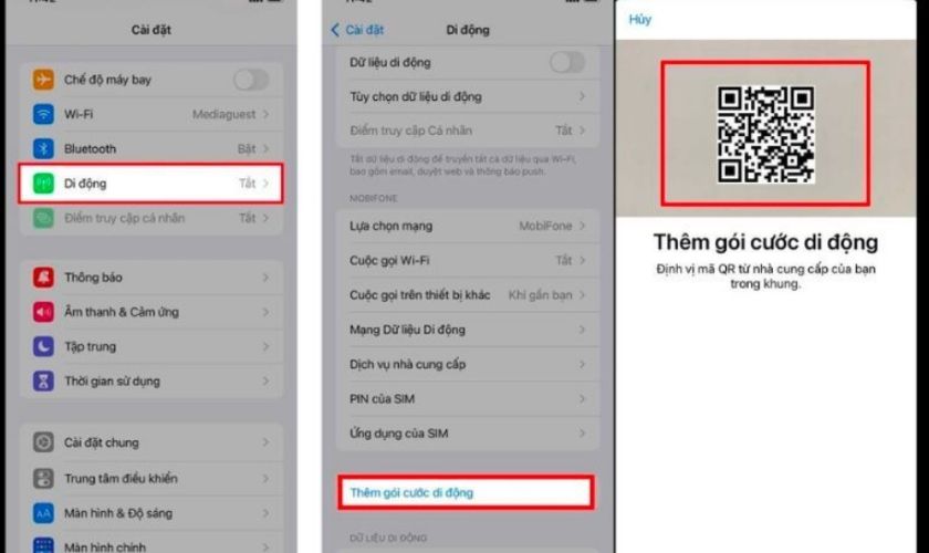 Cách cài eSIM mới trên iPhone 15 Pro Max