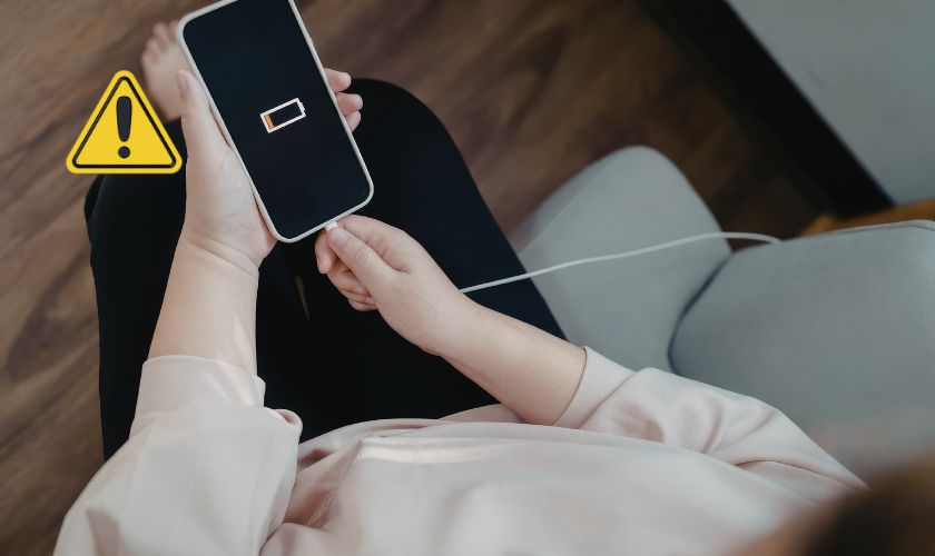 Dấu hiệu iPhone 15 Pro Max tụt pin bất thường khi để qua đêm