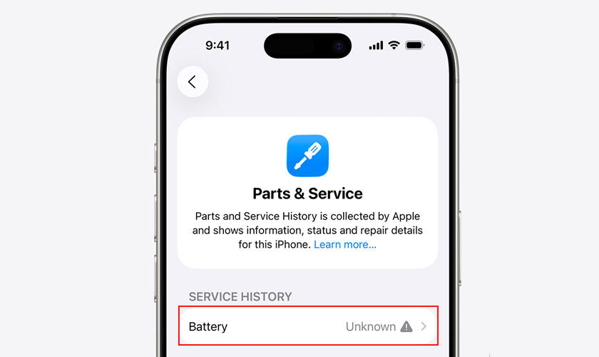 Tại sao không xem được tình trạng pin iPhone 17