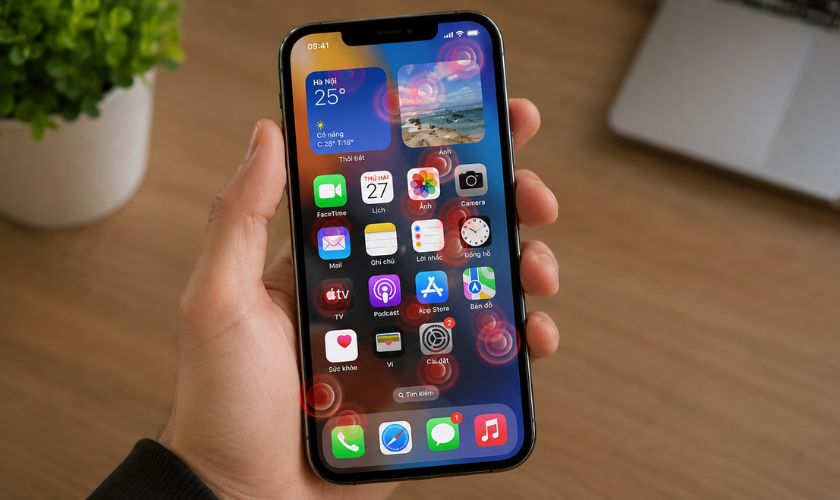Màn hình iPhone 13 Pro Max bị liệt cảm ứng