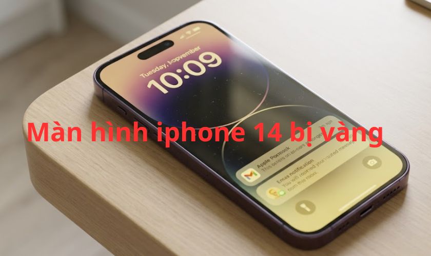 Màn hình iPhone 14 bị vàng