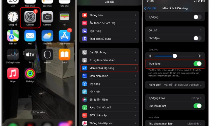 Cách khắc phục màn hình iPhone 14 bị vàng tại nhà